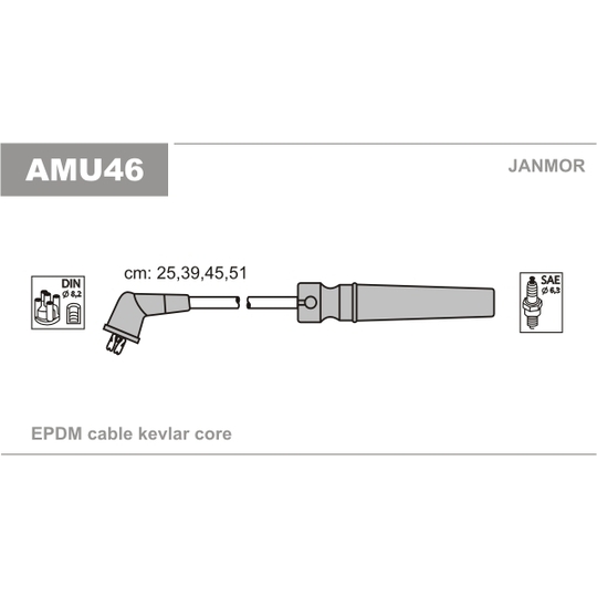 AMU46 - Ignition Cable Kit 