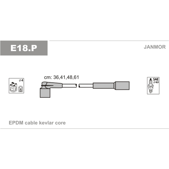 E18.P - Süütesüsteemikomplekt 