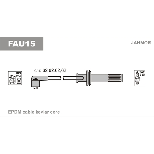 FAU15 - Süütesüsteemikomplekt 