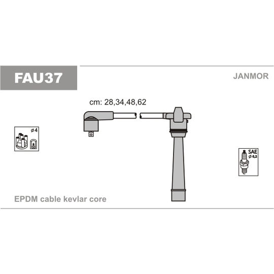 FAU37 - Ignition Cable Kit 