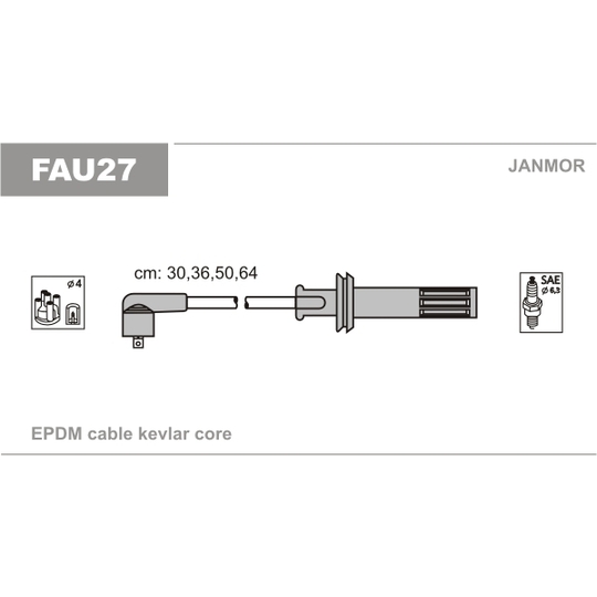 FAU27 - Ignition Cable Kit 