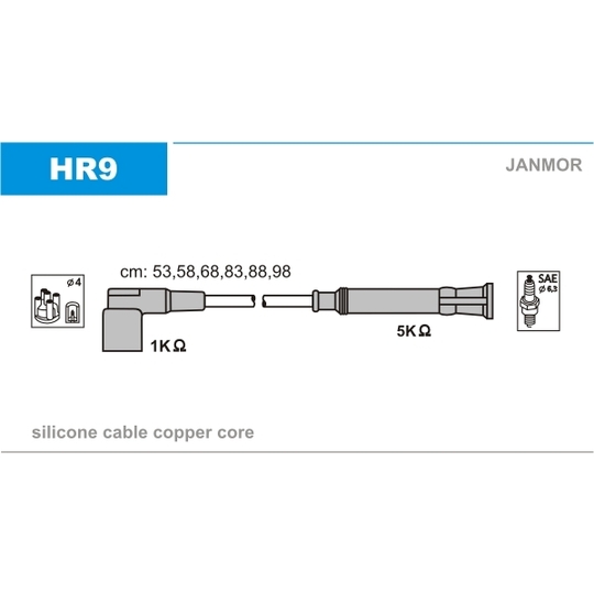 HR9 - Ignition Cable Kit 