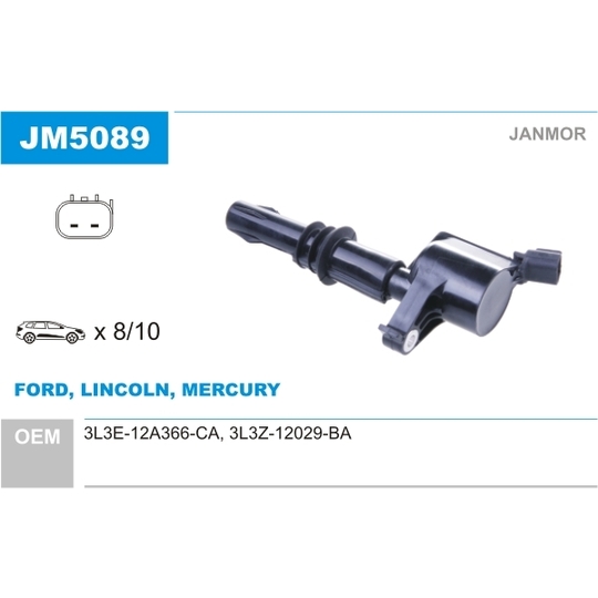 JM5089 - Ignition coil 