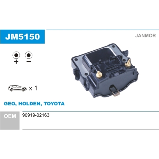 JM5150 - Ignition coil 