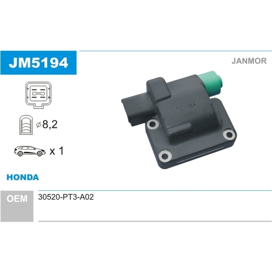 JM5194 - Ignition coil 