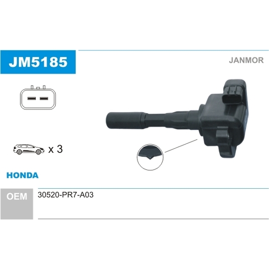 JM5185 - Ignition coil 
