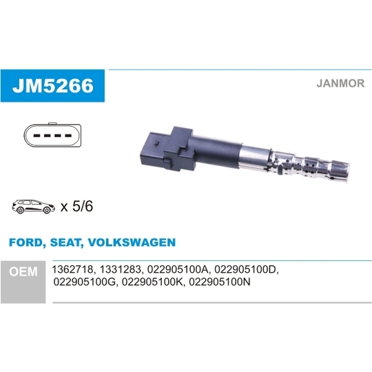 JM5266 - Ignition coil 