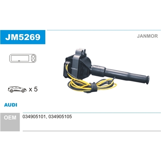 JM5269 - Ignition coil 