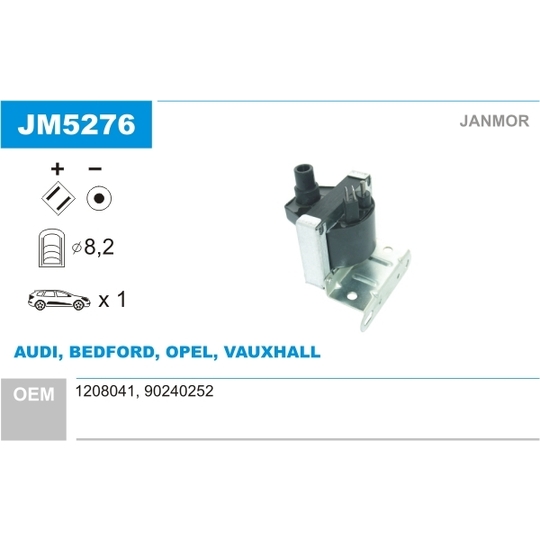 JM5276 - Ignition coil 