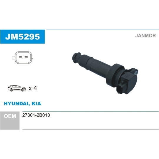 JM5295 - Ignition coil 