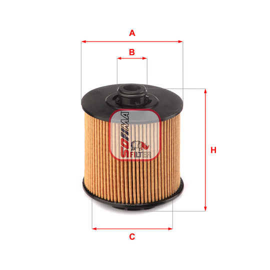 S 1173 PE - Oil filter 