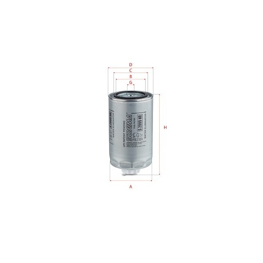 S 2999 NR - Fuel filter 
