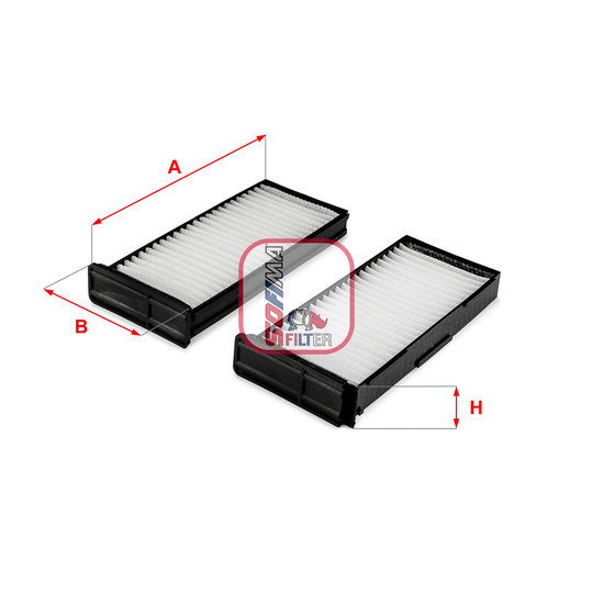 S 3338 C - Filter, interior air 