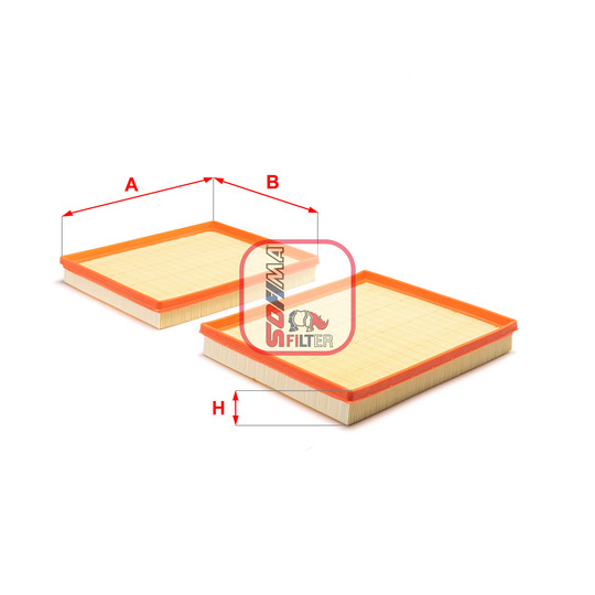 S 3B25 A - Air filter 