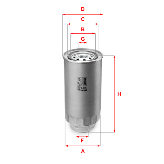 S 4017 NR - Fuel filter 