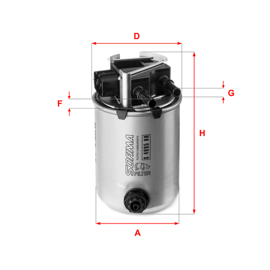 S 4095 NR - Fuel filter 