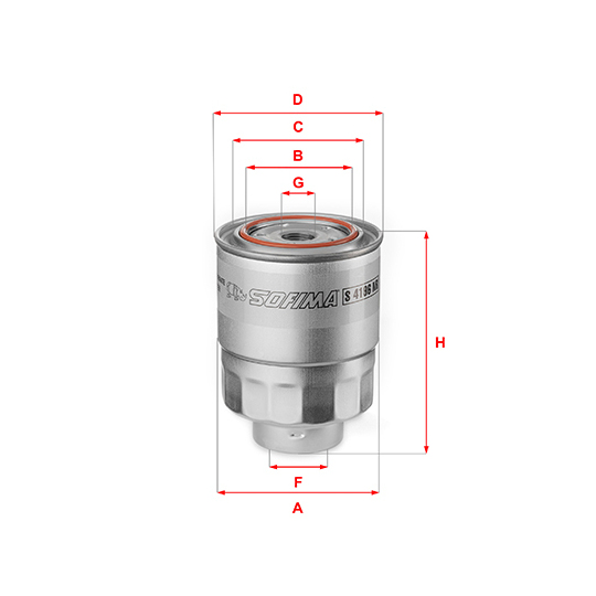 S 4196 NR - Fuel filter 