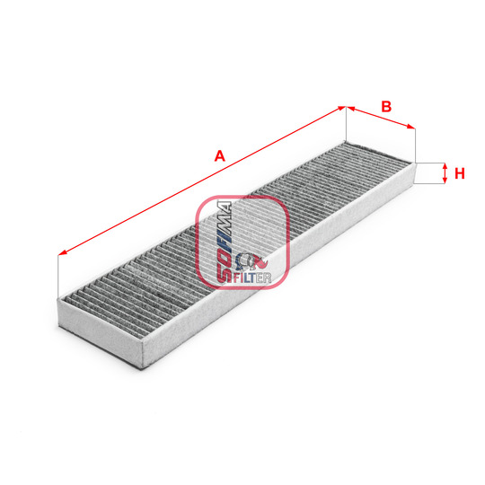 S 4317 CA - Filter, interior air 