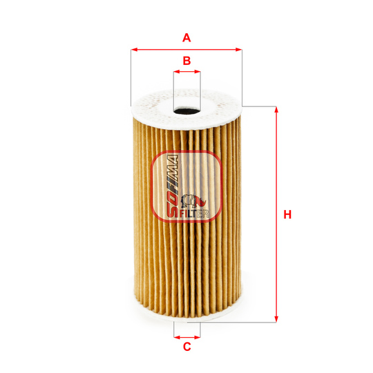 S 5186 PE - Oil filter 