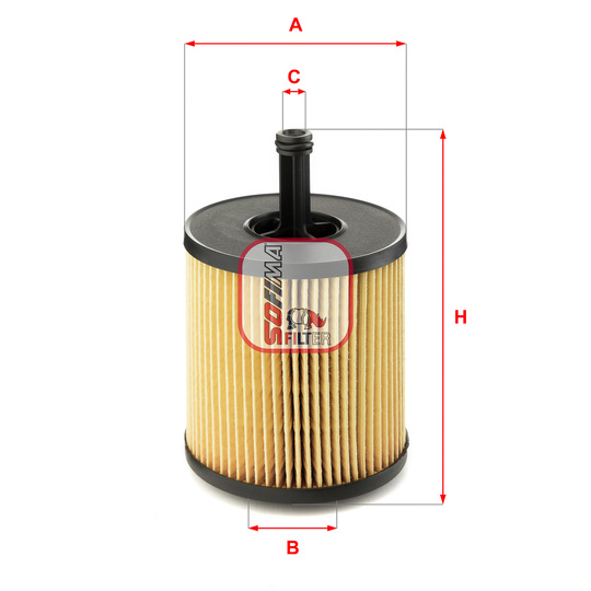 S 5197 PE - Oil filter 