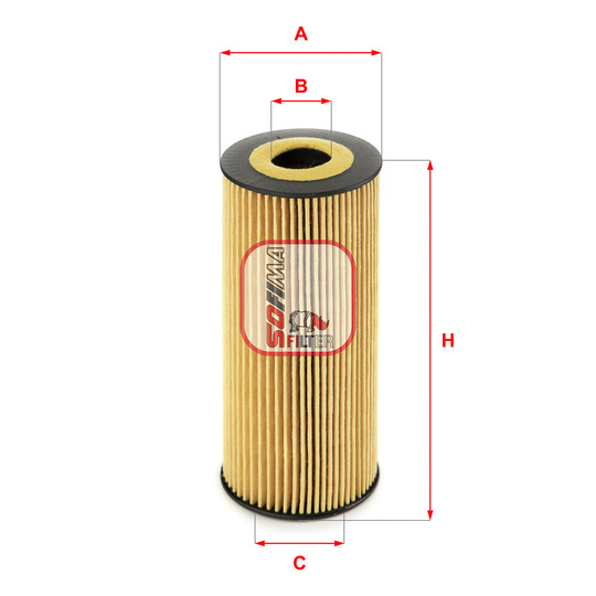S 5198 PE - Oil filter 