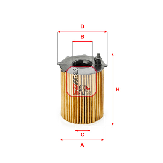 S 5187 PE - Oil filter 