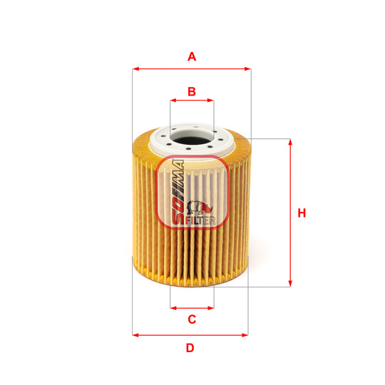 S 5216 PE - Oil filter 