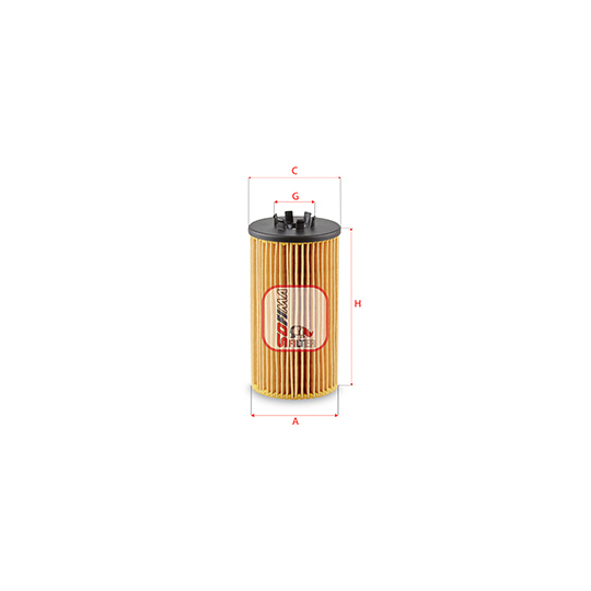 S 5257 PE - Oil filter 