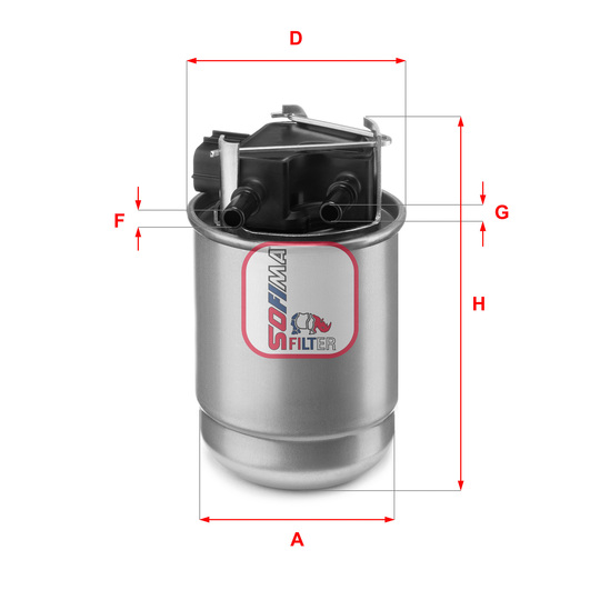 S 5517 GC - Kütusefilter 