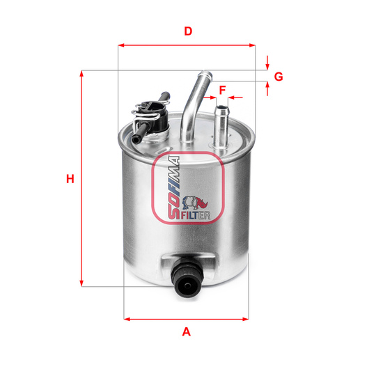 S 5582 GC - Fuel filter 