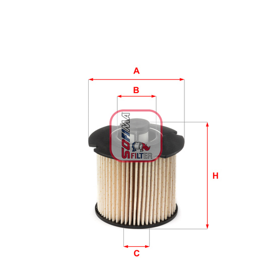 S 6104 NE - Fuel filter 
