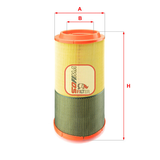 S 7A23 A - Air filter 