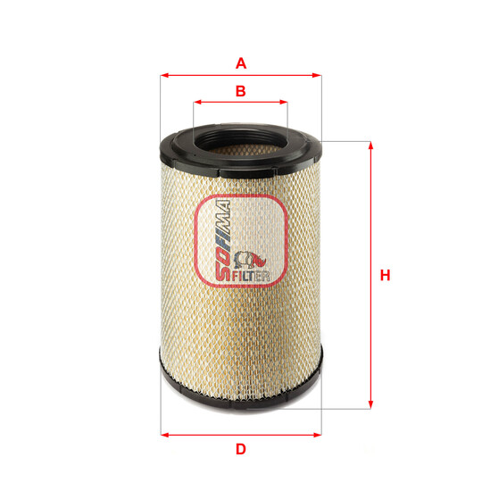 S 7A42 A - Air filter 