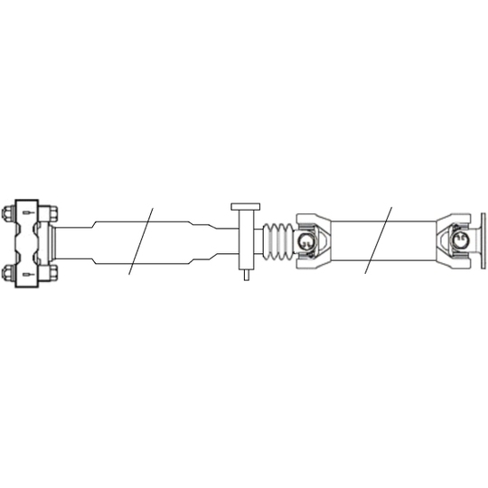 GKNP20035 - Propshaft, axle drive 