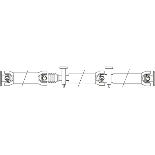 GKNP30014 - Propshaft, axle drive 