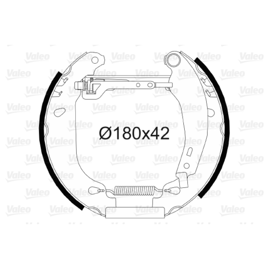 554644 - Brake Shoe Set 