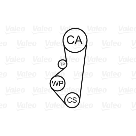 614511 - Vattenpump + kuggremssats 