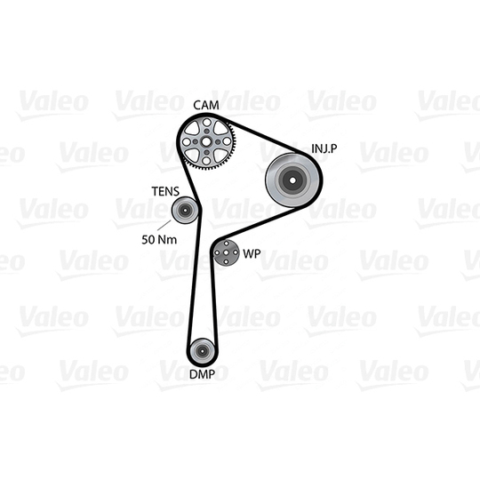 614519 - Vattenpump + kuggremssats 