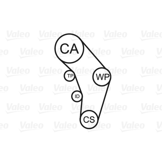 614554 - Vattenpump + kuggremssats 