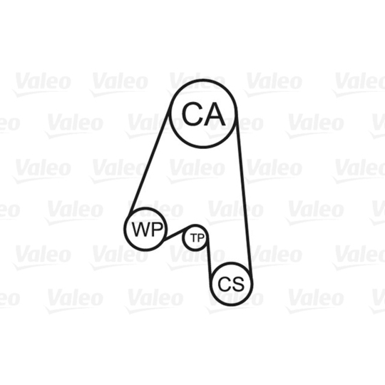 614608 - Vattenpump + kuggremssats 