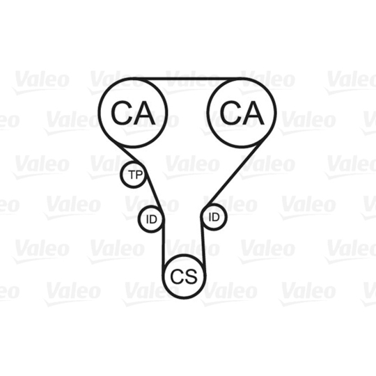 614604 - Vattenpump + kuggremssats 