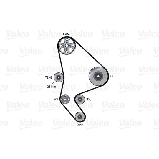 614658 - Water Pump & Timing Belt Set 