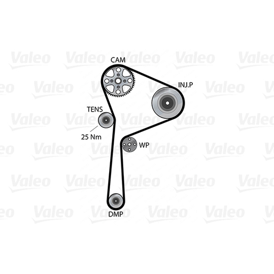 614685 - Vattenpump + kuggremssats 