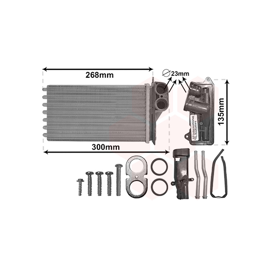 09006397 - Heat Exchanger, interior heating 