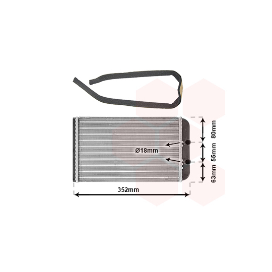 17006265 - Heat Exchanger, interior heating 