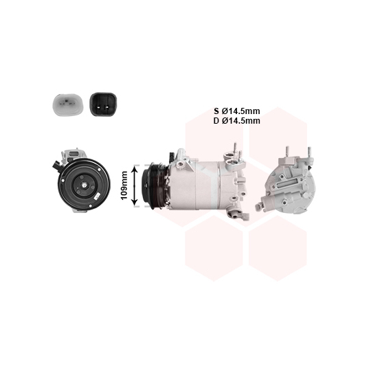 1800K392 - Kompressor, kliimaseade 