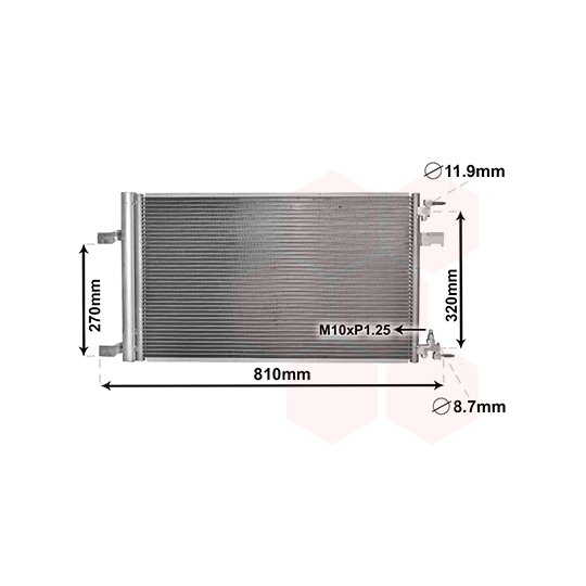 37005499 - Condenser, air conditioning 