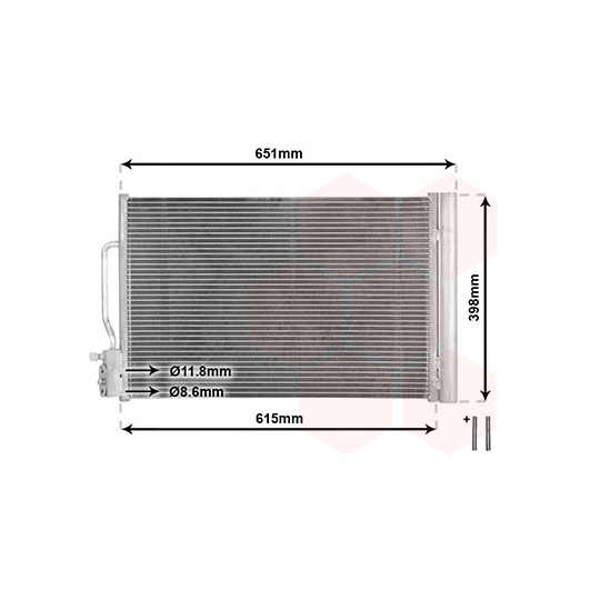 37015703 - Condenser, air conditioning 