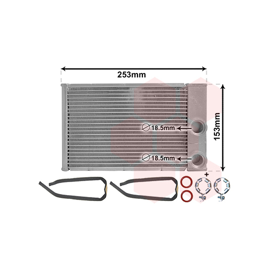 37016702 - Heat Exchanger, interior heating 