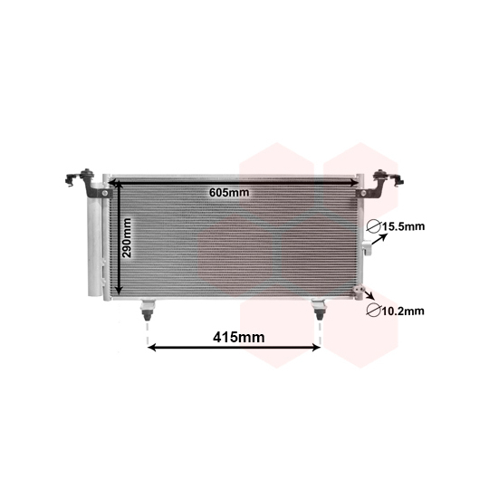 51005084 - Condenser, air conditioning 